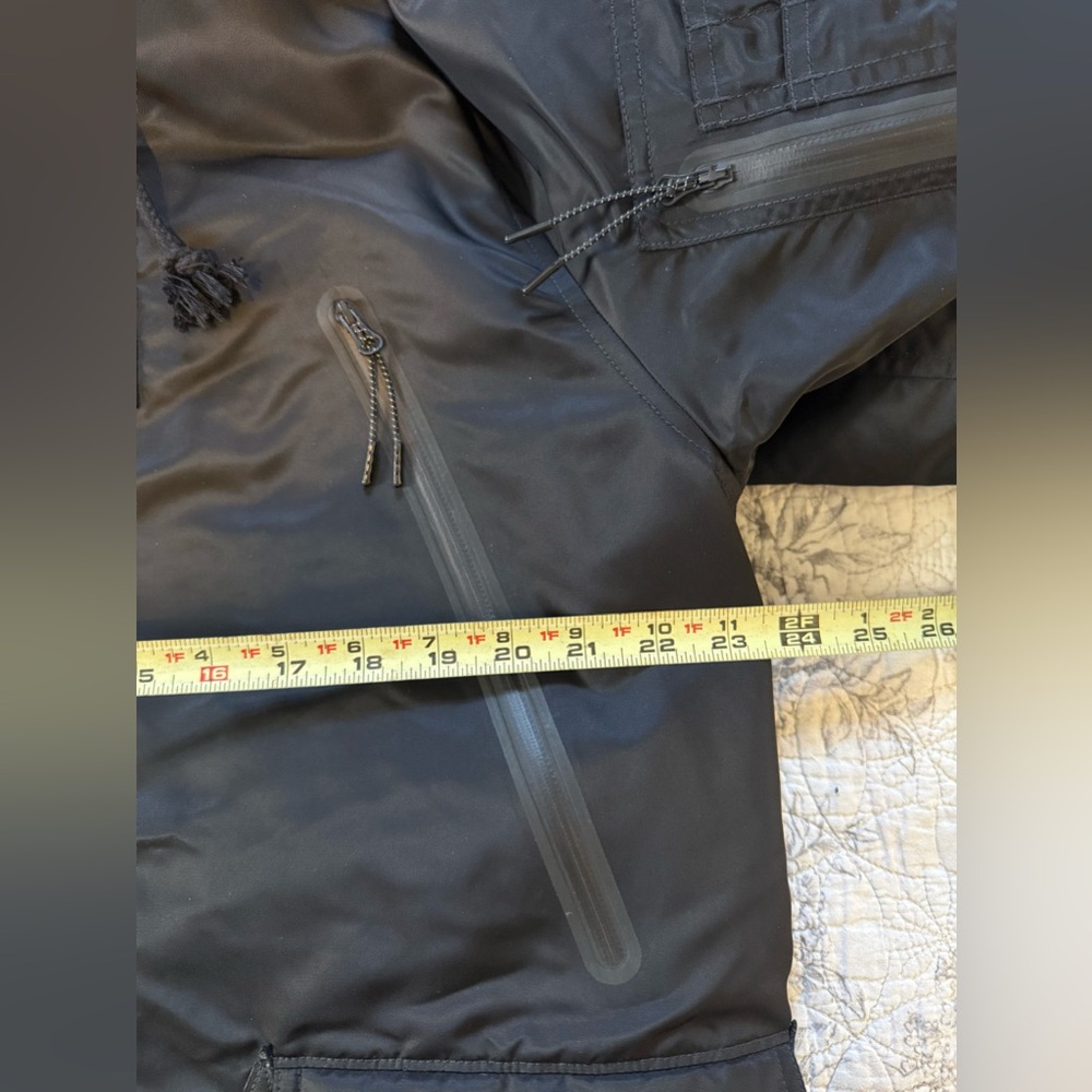 Denim & Supply Ralph Lauren Black Parka with Faux Fur Trim - Picture 5 of 7